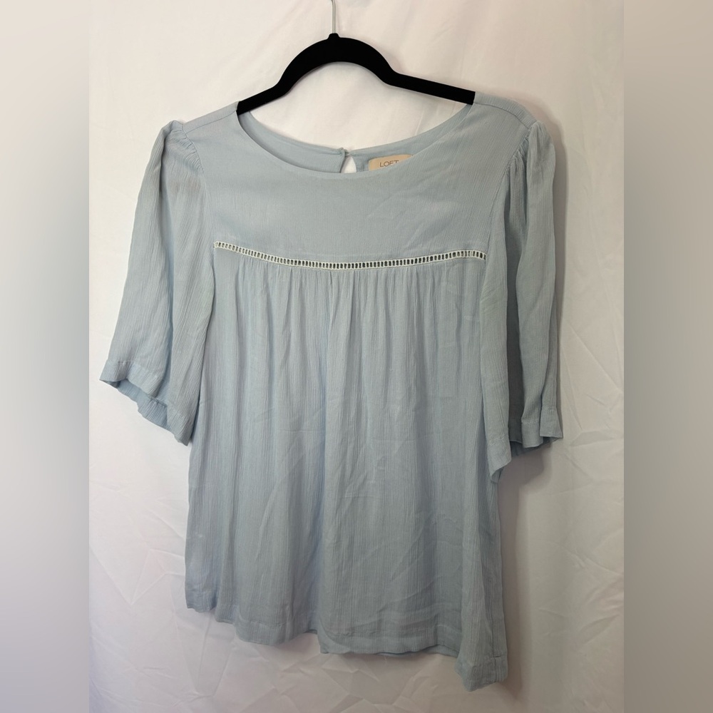 LOFT Soft Blue Women's Blouse